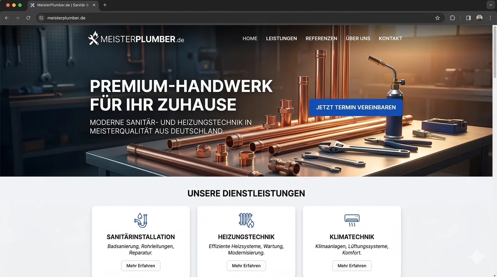 Handwerksbetrieb – MeisterPlumber.de